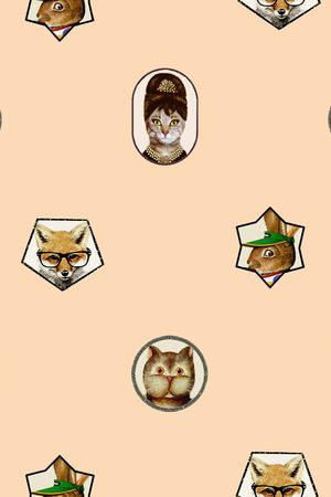 波普风印花华亿平台图片