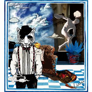 丝巾印花华亿平台图片