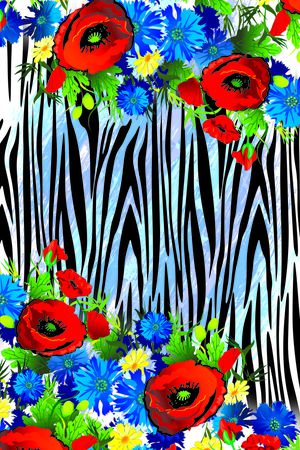 手绘印花华亿平台图片