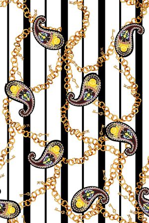 几何黑白印花华亿平台图片