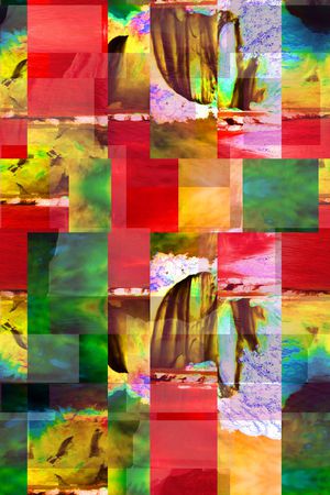 抽象印花华亿平台图片