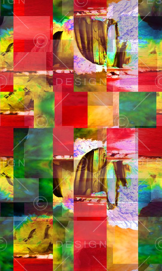 抽象印花华亿平台图片