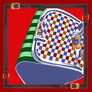 方巾印花华亿平台图片