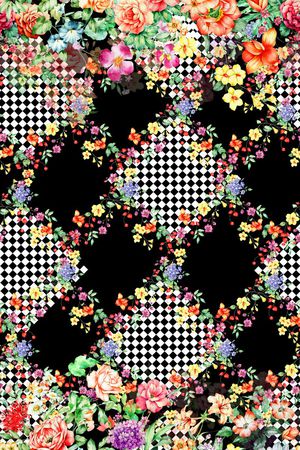 几何印花华亿平台图片