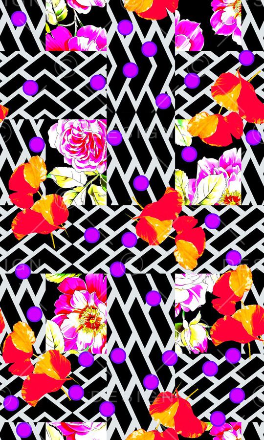 写意印花华亿平台图片