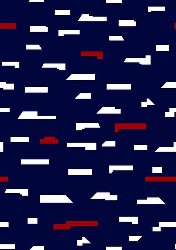 483333-男装秋冬外套简单几何时尚双色色块花