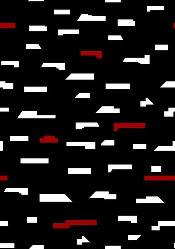 483334-男装秋冬外套简单几何时尚双色色块花