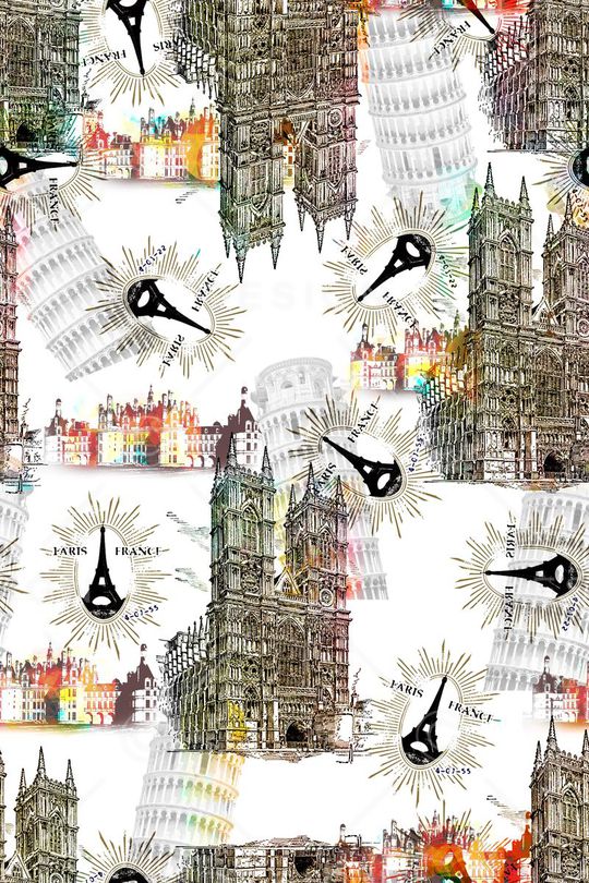 创意服装面料印花华亿平台图片