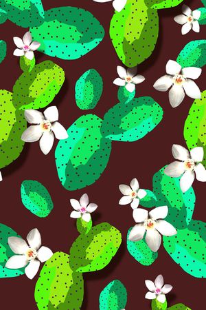 自然写意印花华亿平台图片