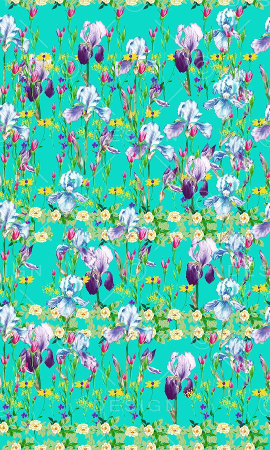 手绘印花华亿平台图片