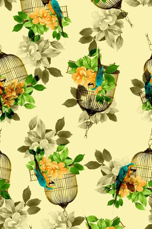 清新印花华亿平台图片