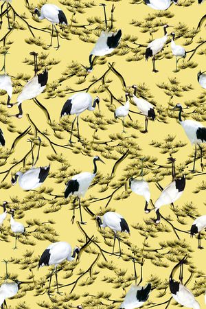 中国风印花华亿平台图片