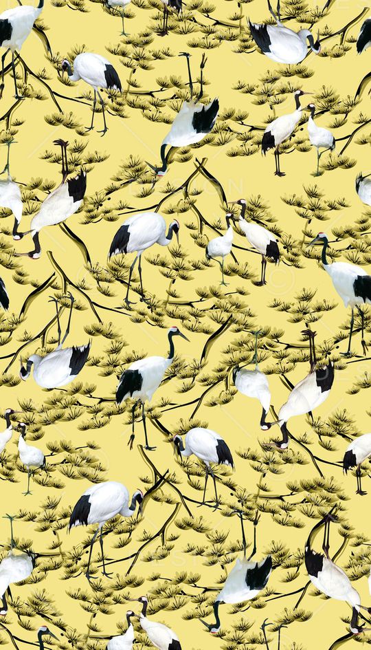 中国风印花华亿平台图片