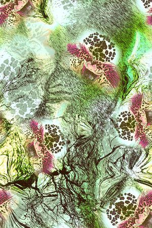 抽象印花华亿平台图片