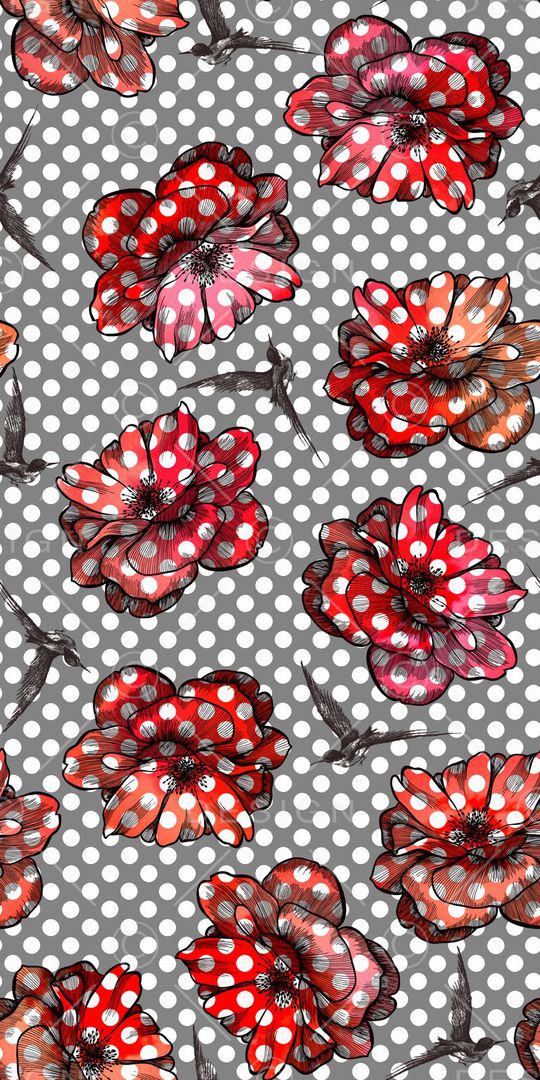 波点印花华亿平台图片