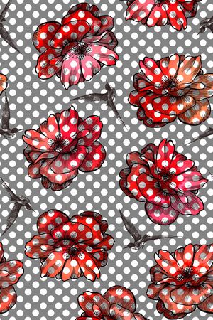 波点印花华亿平台图片