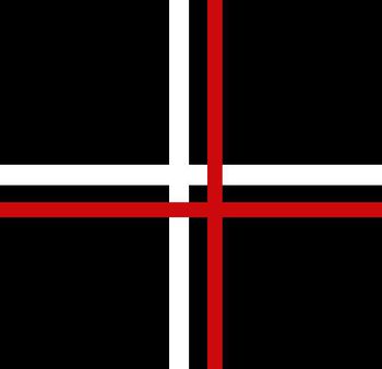 483575-男装秋冬外套时尚简约几何双色线条格