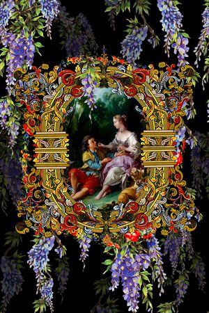 画框印花华亿平台图片