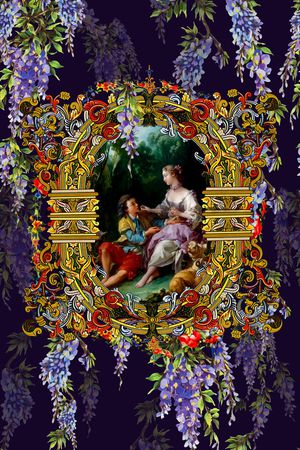 画框印花华亿平台图片