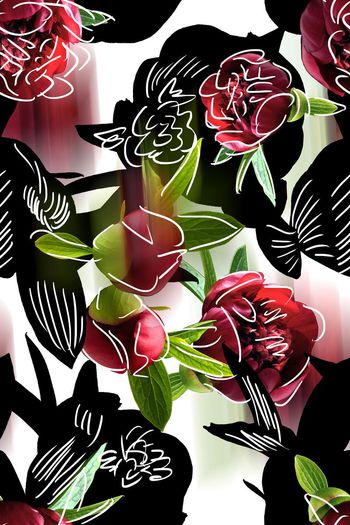 483613-原创时尚大牌花卉肌理梦幻华亿平台