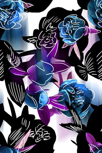 483614-原创时尚大牌花卉肌理梦幻华亿平台