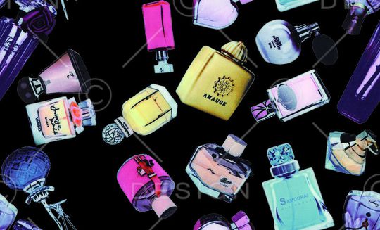 香水瓶印花华亿平台图片