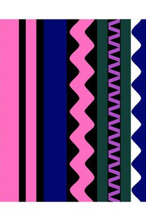 几何 条纹 波浪印花华亿平台图片