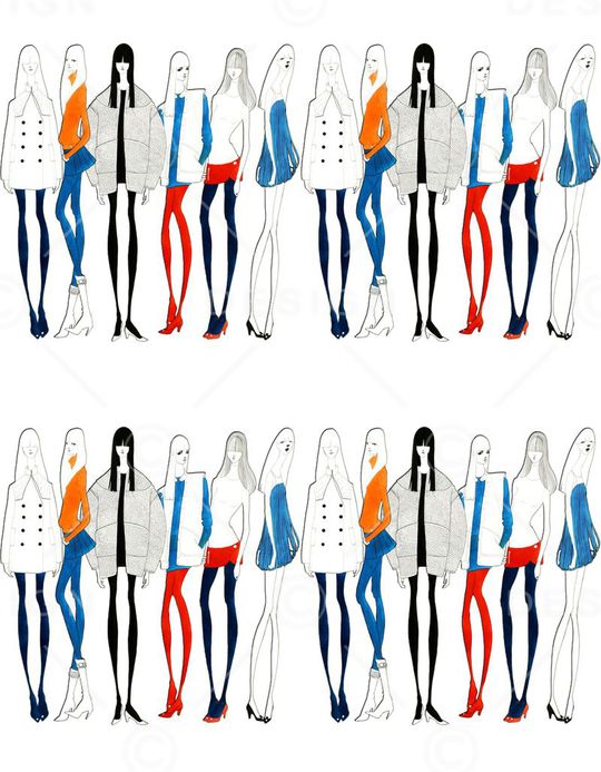 流行时尚印花华亿平台图片