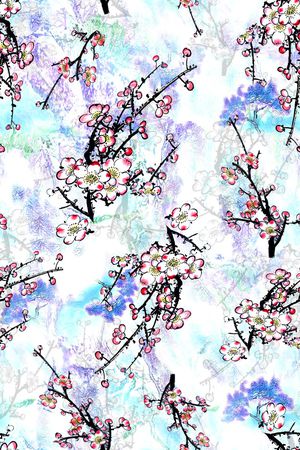 手绘印花华亿平台图片