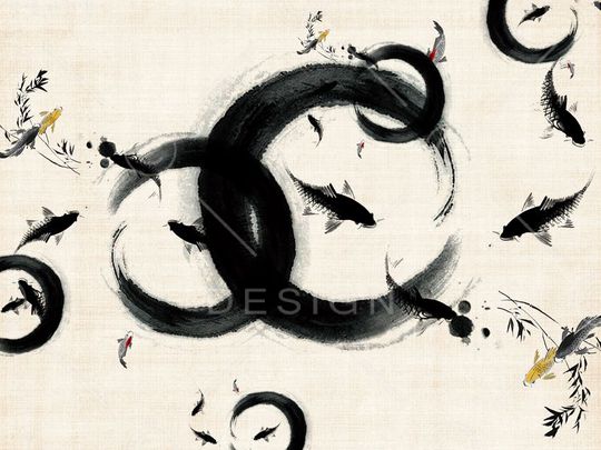 中式印花华亿平台图片