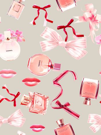 483843-欧美流行时尚简约手绘时尚香水 嘴唇