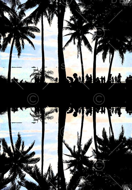 海边印花华亿平台图片