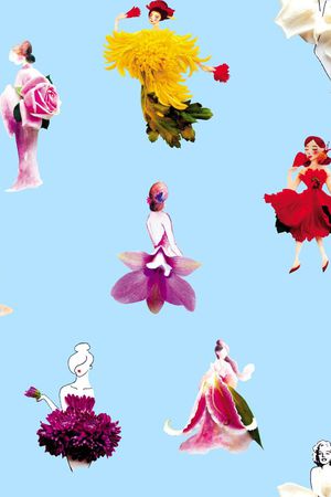 流行时尚印花华亿平台图片