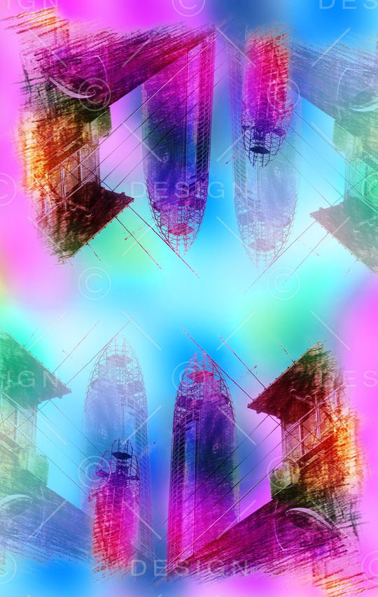 手绘印花华亿平台图片