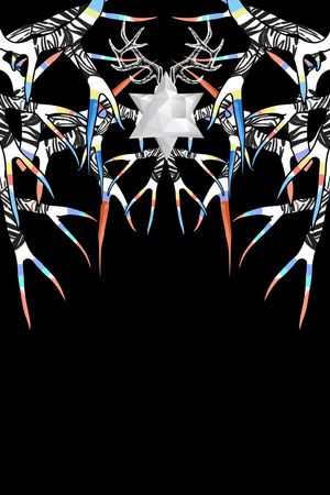 潮流时尚印花华亿平台图片