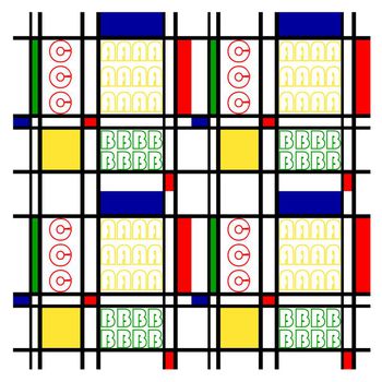 时尚现代印花华亿平台图片