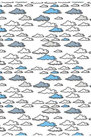 色块云朵印花华亿平台图片