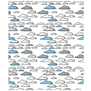 色块云朵印花华亿平台图片