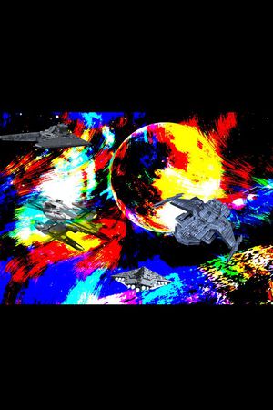 潮流时尚印花华亿平台图片