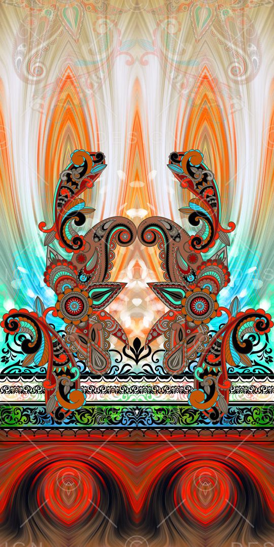 民族风印花华亿平台图片