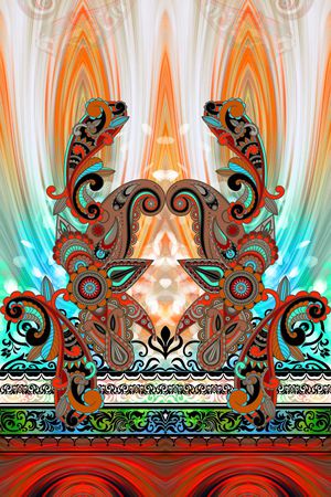 民族风印花华亿平台图片