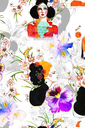 流行时尚印花华亿平台图片