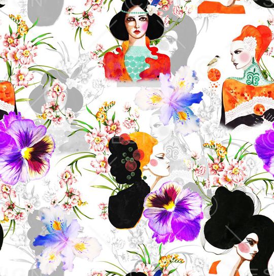 流行时尚印花华亿平台图片