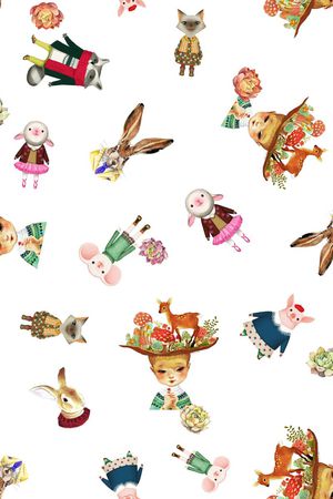 手绘印花华亿平台图片