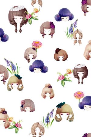 手绘印花华亿平台图片