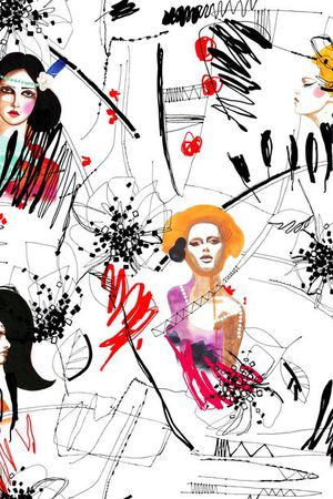 流行时尚印花华亿平台图片