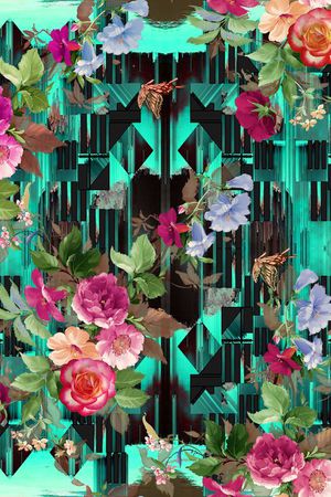 时尚印花华亿平台图片