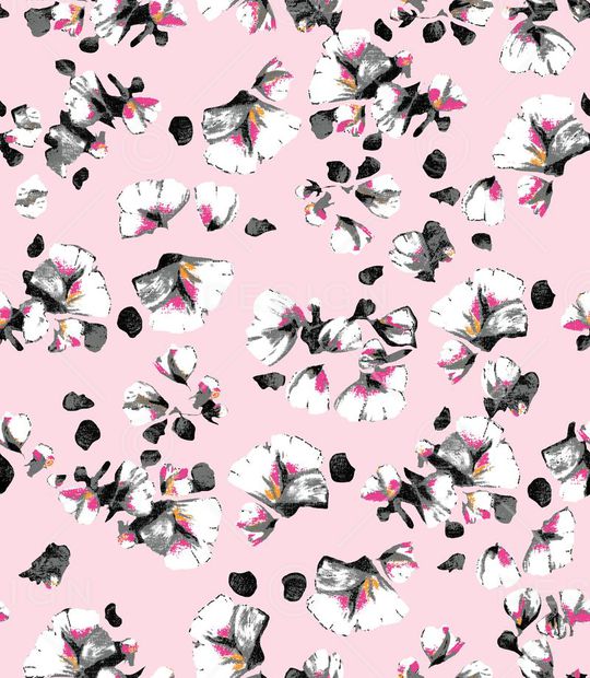 小扇花印花华亿平台图片