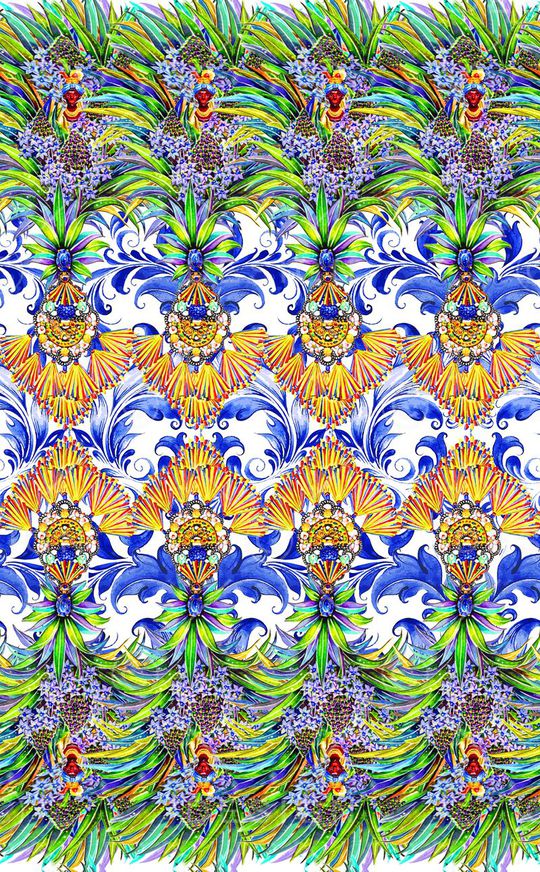 MAX-定位欧美民族风印花华亿平台图片