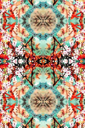 倒影印花华亿平台图片